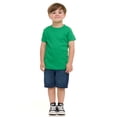 thumbnail image 6 of Cudlie 5-Pack Toddler Boys’ T-Shirts – Soft Cotton Tees for 12M to 4T – Solid Colors, Everyday Value, Soft and Comfy Basics for Play, Preschool & More - Active Pack, 6 of 11