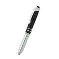 thumbnail image 3 of SyPen Stylus Pen for Touchscreen Devices, Tablets, iPads, iPhones, Multi-Function Capacitive Pen With LED Flashlight, Ballpoint Black Ink Pen, 3-In-1 Metal Pen, Multi, 12PK, 3 of 4
