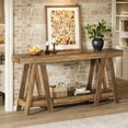 thumbnail image 6 of Tribesigns 70.87" Farmhouse Console Table, 2-Tier Entryway Accent Table Behind Sofa for Living Room, Entrance, Foyer, 6 of 7
