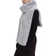 thumbnail image 2 of Chaleco de Piel Sintética para Mujer, Sin Mangas, Chaqueta de Invierno de Forro , Chaleco de Cuello Alto Gris S, 2 of 5
