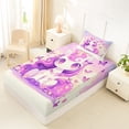 thumbnail image 4 of Erosebridal Cartoon Animal Unicorn Butterflies Twin Sheet Sets 3pcs For Kids,Cute Princess Magical Horse Bedding For Boys Girls, 4 of 5