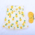 thumbnail image 3 of CSChome Rabbit Clothes Leash 1 Set Rabbit Clothes Leash Lace Hem Bowknot Peach Print Pet Rabbit Hamster Traction Rope Pet Supplies Hamster Harness, 3 of 6