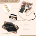 thumbnail image 3 of FORMRS Women Crossbody Purse with Chain Strap Vegan Leather Shoulder Handbag, Watercolor Jam, 3 of 7