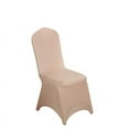 thumbnail image 2 of BalsaCircle 100 Rose Gold Spandex Stretchable Banquet Solid Chair Covers Slipcovers, 2 of 8