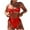 Red-02, variant on STETMN Swimsuits One Piece for Women Long Sleeve Sports Cheeky Swimwear Bathing Suits Athletic Swimsuit
