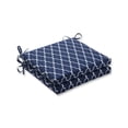 thumbnail image 2 of Pillow Perfect  Outdoor/Indoor Garden Gate Navy Squared Corners Seat Cushion 20x20x3 (Set of 2), 2 of 2