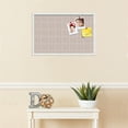 thumbnail image 3 of PinPix 28x18 Custom Cork Bulletin Board  Poster Board Has a Fabric Style Canvas Finish, Framed in Other, by ArtToFrames (PinPix-604), 3 of 5