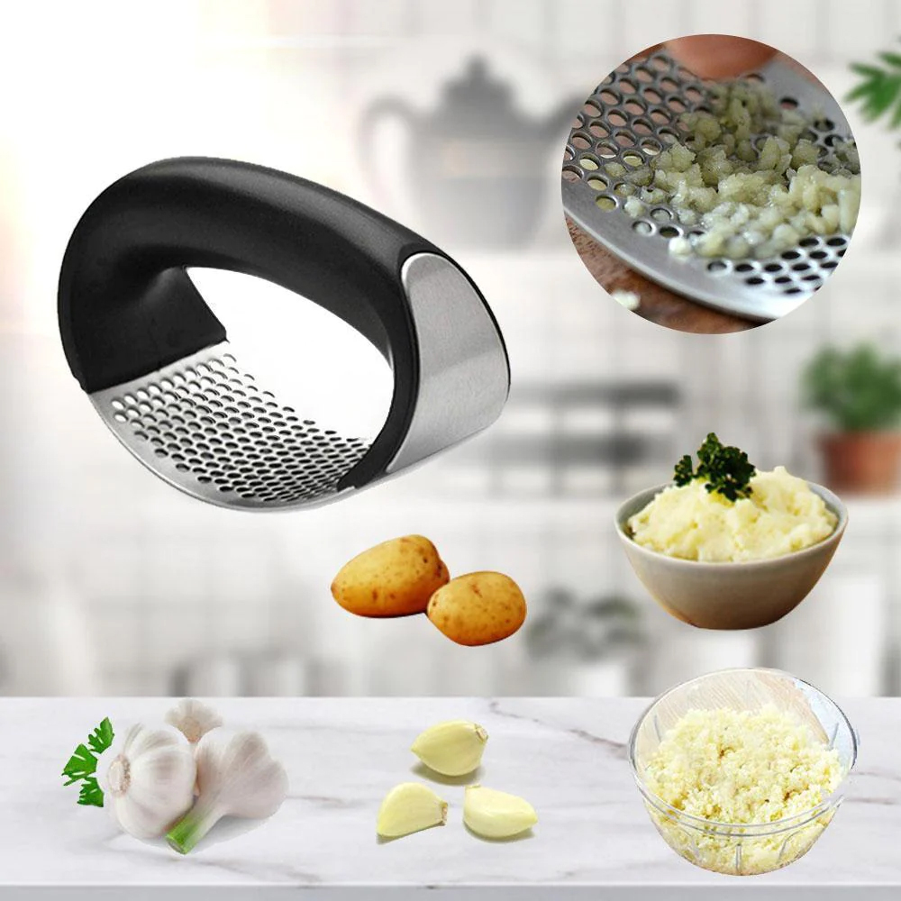 Multifunction Manual Garlic Press ,Premium Garlic Press Stainless