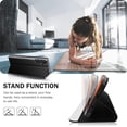 thumbnail image 2 of Phone Case for Samsung Galaxy A14 Case, Smart Clear View Window Luxury Slim Mirror for Galaxy A14 Case with Kickstand, Leather Hard PC Flip Shockproof Protective Cover Samsung A14 5G Case, Black, 2 of 7
