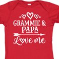 thumbnail image 4 of Inktastic Grammie and Papa Love Me Boys or Girls Baby Bodysuit, 4 of 5