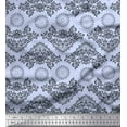 thumbnail image 1 of Soimoi Velvet Fabric Floral & Damask Ethnic Fabric Prints By Yard 58 Inch Wide, 1 of 1
