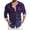 Purple, variant on Mens Shirts Glitter Sequin Print Party Long Sleeve Button Down Top Casual Carnival Festival Celebration Comfortable Shirt for Men L