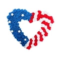 thumbnail image 2 of Guirnalda patriótica para festival, decoración de guirnalda, corona patriótica americana para pared Corazón, 2 of 9