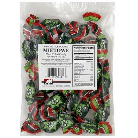 Eagle Distributors, Inc. Mietowe Mint Filled Candy, 6 oz (Pack of 18)