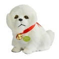 thumbnail image 5 of Almencla Realistic Puppy Dog Toy Kids Valentines Day Gifts Cute Lifelike Lovely Present Pet Toy for Office Living Room Home Decoration White, 5 of 8