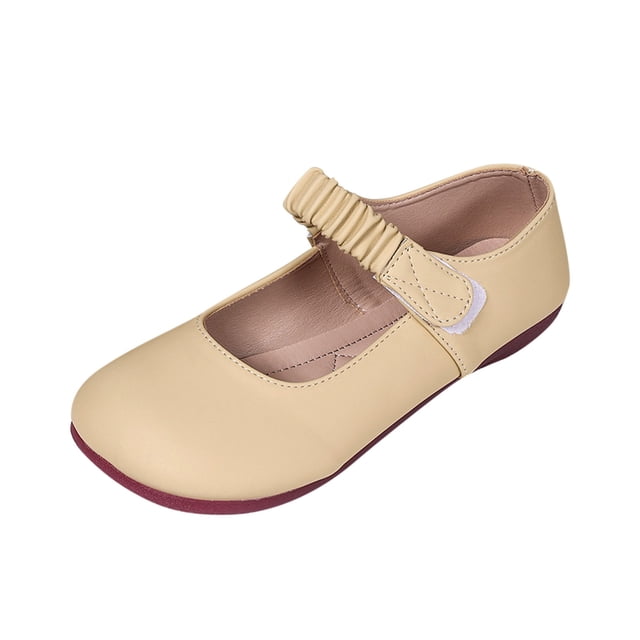 Ballerines Mary Jane pour Femmes, Bout Rond, Bride Froncée, Cuir Synthétique, Doublure Souple, Semelle Plate Coussinée, Chaussures Décontractées pour le Printemps et l'Été