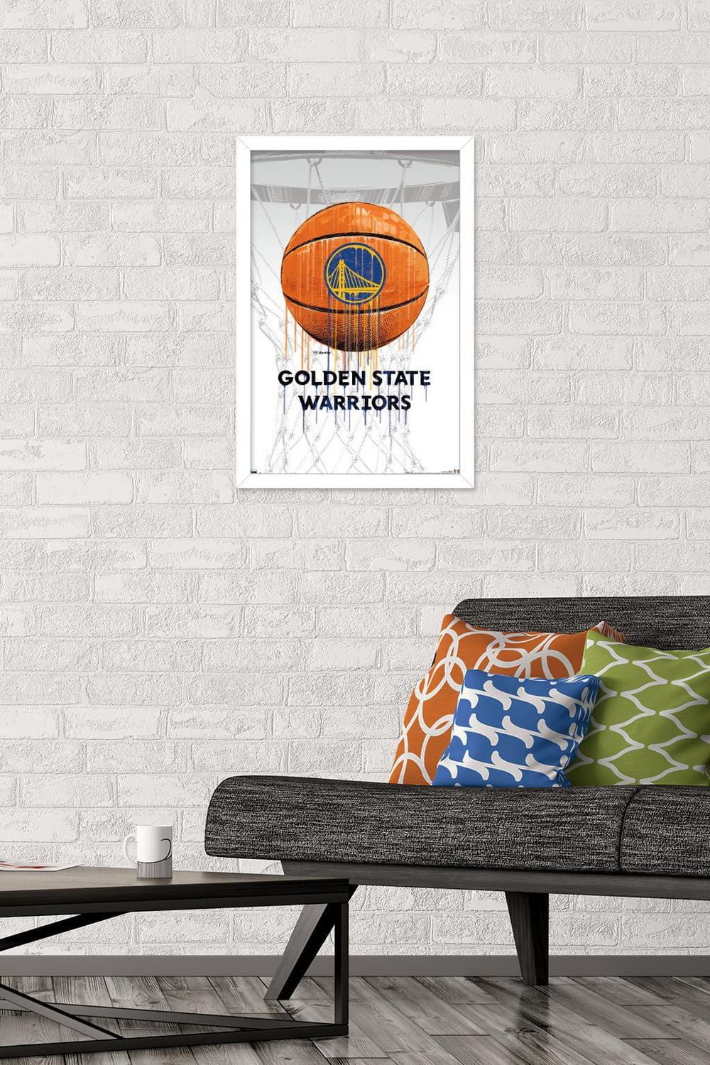 NBA Golden State Warriors - Drip Ball 20 Wall Poster