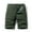 Men's Army Green Bermuda Beach Short, variant on 2025 Men's Summer Straight Fit Shorts with Zipper Fly Belt Loops in Army Green Bermuda Beach Short for Men Army Green 10