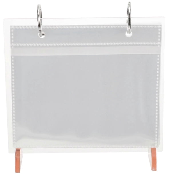 Desktop Photo Album Tabletop Photo Display Album Acrylic Photo Album for 5 Inches Photos