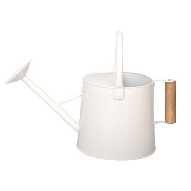 Better Homes & Gardens 1.5 gallon Metal Watering Can, White