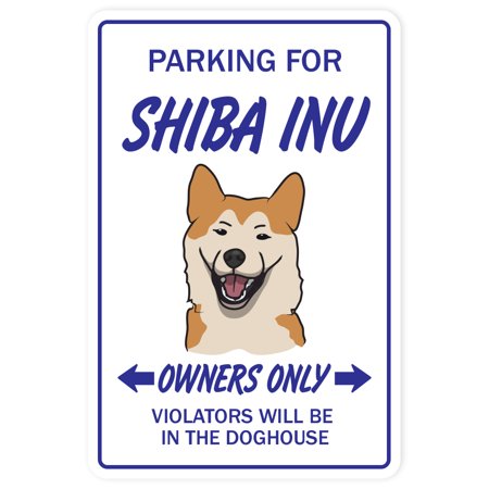 Shiba Inu Novelty Sticker Indooroutdoor Funny Home Décor For Garages Living Rooms Bedroom Offices Signmission Gift Kennel Breeder Groomer