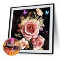thumbnail image 2 of Flores de mariposa 5D diamante pintura bordado DIY artesanía punto de cruz Tmvgtek decoración de arte en el hogar, 2 of 9