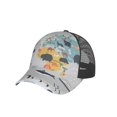 thumbnail image 7 of Disketp The World Map with Cartoon Animals Print Trucker Hat Men Women - Mesh Baseball SnapBack Cap, 7 of 7