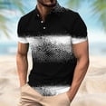 thumbnail image 2 of Gym Shirts Men Funny,Men's Shirts Short Sleeve Print Performance Golf Shirts Fashion Casual Beach Collared T-Shirts, 2 of 5
