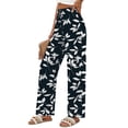 thumbnail image 3 of Fantaslook Womens Pants Casual Boho Palazzo Pants Wide Leg Lounge Pants Trousers with Pocket, 3 of 9