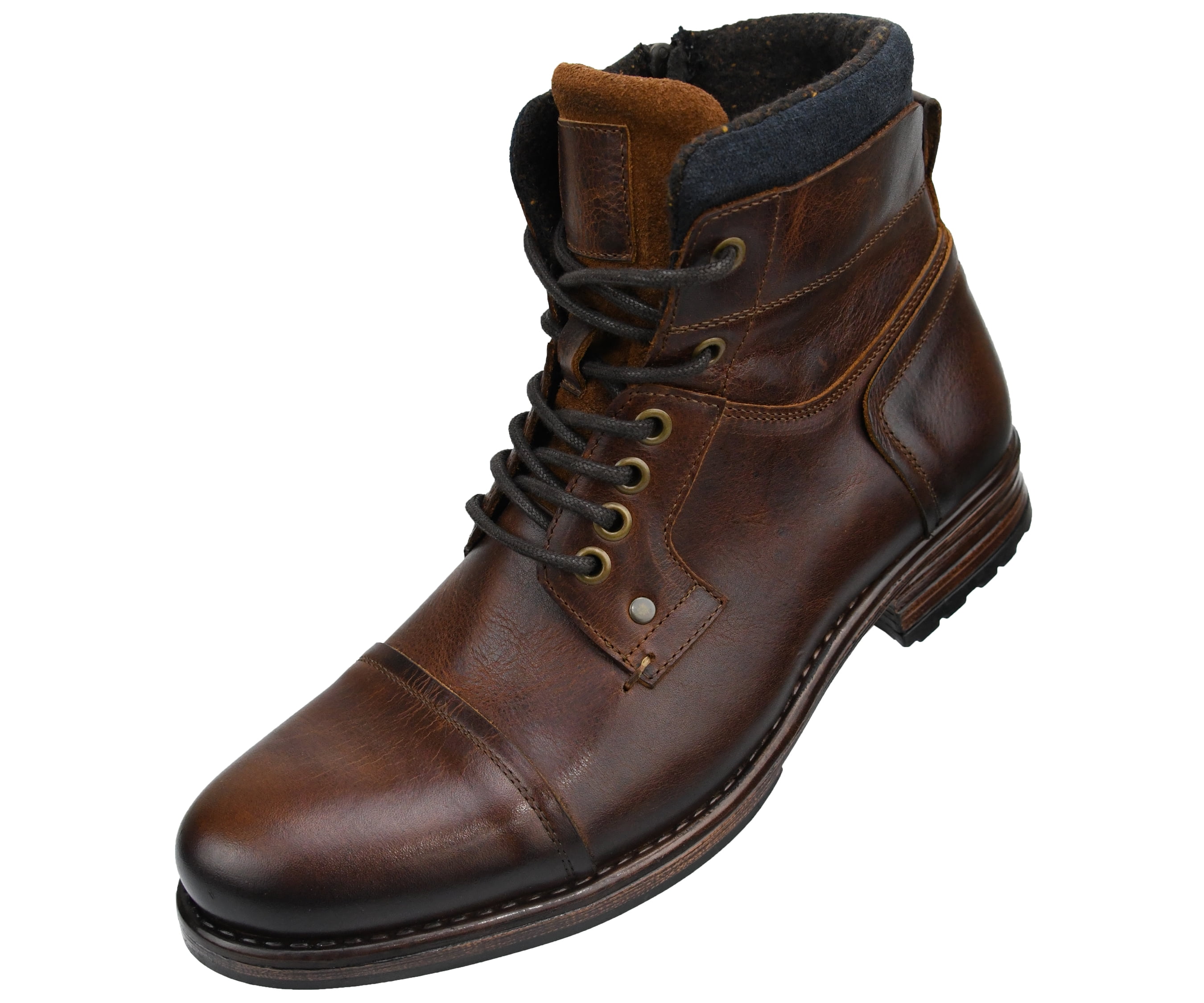 asher leather wingtip boot
