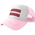 thumbnail image 1 of Flag of Latvia Mesh Back Trucker Cap Baseball Cap, 1 of 8