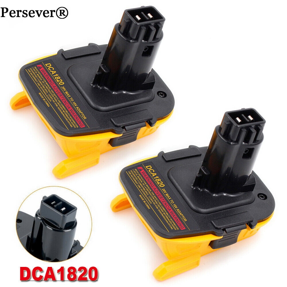 2X DCA1820 Adapter Converter For DEWALT 18V to 20V Li-Ion Battery DCB205 DC9096