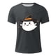 thumbnail image 4 of Blusas y camisas de manga corta y cuello redondo para hombre. Blusas/camisetas de manga corta con cuello redondo y estampado de Halloween para hombre. Blusa para hombre., 4 of 4