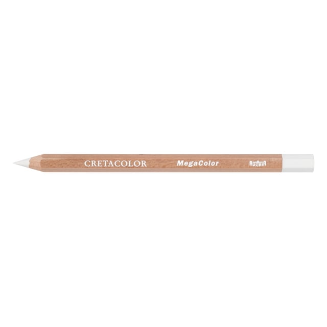 Lápiz de color Cretacolor MegaColor Blanco Permanente 6,4 mm