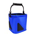 thumbnail image 4 of LJNYFDC Fishing Storage Container Collapsible Fishing Bucket Box Large Capacity Zipper Closure Mesh Cover Design Ergonomic Handle Fishing Bucket Live Fish Storage, 4 of 7
