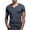 *Dark Gray, variant on VBVC No Boundarie Men's Plus V-Neck Breathable Short Sleeve T-Shirt,Summer Lightweight Basic Tops For Men,Dark Blue,S-5XL