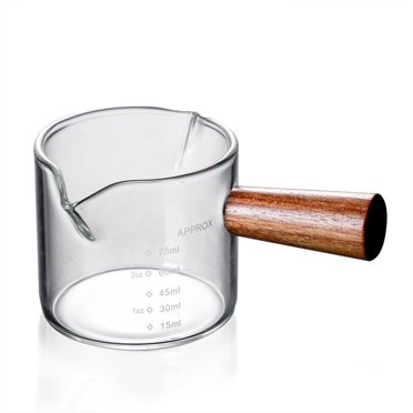 Glass Measuring Cup Clear Measuring Cup For Baking And Cooking Hot Cup Transparent Scale Cup With Lid 350ml Walmart Com