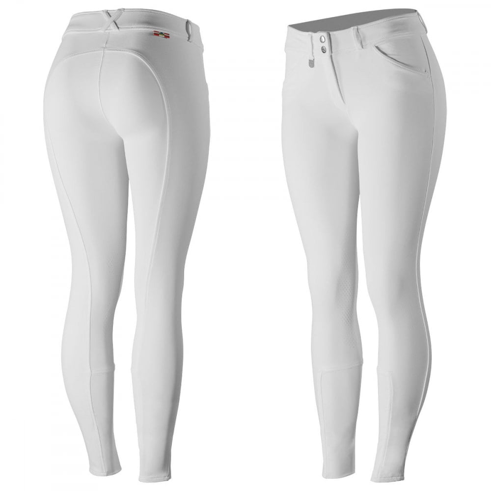 Silicone Patches Horze Womens Grand Prix Knee Patch Breeches