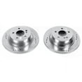 thumbnail image 2 of Power Stop Rear Pair of Drilled and Slotted Brake Rotors EBR685XPR, 2 of 4