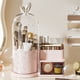 thumbnail image 3 of Organizador de Brochas de Maquillaje con Estante Giratorio de 360°, Vitrina con Cajón para Sala de Estar C, 3 of 5