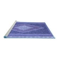 thumbnail image 2 of Ahgly Company Machine Washable Indoor Rectangle Abstract Blue Contemporary Area Rugs, 8' x 12', 2 of 4