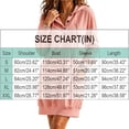 thumbnail image 3 of Stralyhd Oversized Hoodie Dress for Women Long Sleeve Henley Neck Hooded Pullover Fall Winter Comfy Casual Sweatshirts Mini Dress Gray S, 3 of 6