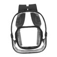 thumbnail image 1 of Mochila transparente jinwen Mochila para libros Paquete de PVC Negro, 1 of 8
