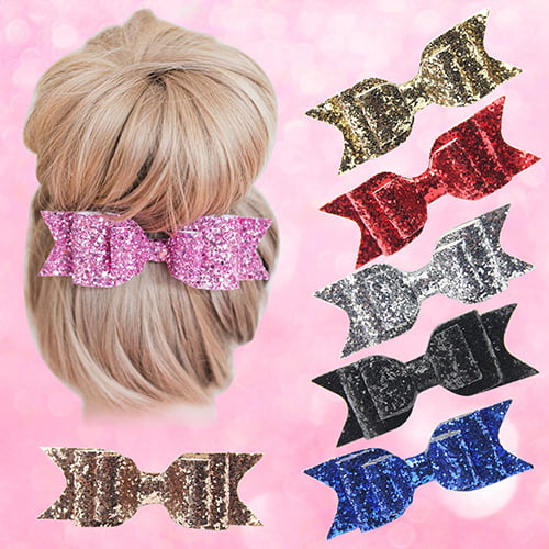 Black Hair Bows for Women Bowknot French Barrette Metal Alligator Hair  Clips Non Slip Satin Bows for Women Girls Hair Accessories Hairpins 2Pcs