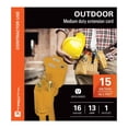thumbnail image 2 of Xtricity - 1 Outlet Grounding Extension Cord, 15 Meter Length, For Outdoor Use, Yellow, 2 of 2