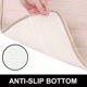 thumbnail image 3 of Alfombra de baño para baño, alfombra de baño antideslizante absorbente, alfombra de baño lavable, 30x50 cm (beige), 3 of 5