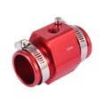 thumbnail image 1 of Unique Bargains 32mm Red Car Water Coolant Temperature Sensor Adapter Set Joint Pipe Radiator with 2 Hose Clamps, 1 of 7