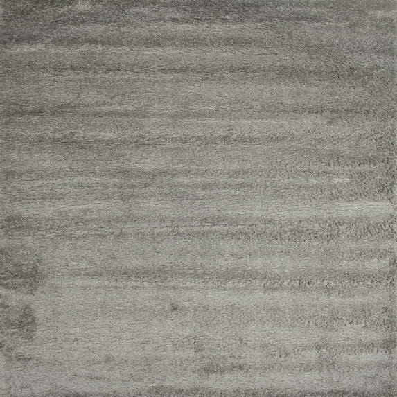 Ahgly Company Indoor Square Contemporary Army Brown Area Rugs, 8' Square