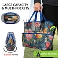 thumbnail image 2 of Garden Tool Bag,Pioneer Flower Floral Print Pattern Garden Tool Organizer,Garden Gifts,Waterproof Multi-Pocket Garden Tool Storage 11.8x5.5x11.4 Inch(Tools NOT Included), 2 of 6