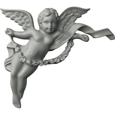 Ekena Millwork 5 1/8"W x 6 5/8"H x 1 1/8"P Angel Onlay, Left